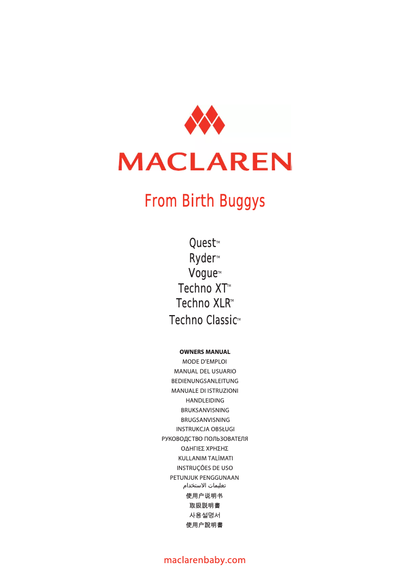 Image de la première page du manuel de l'appareil Techno Classic