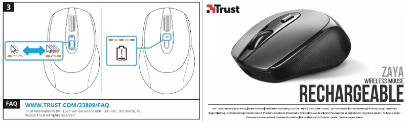 Image de la première page du manuel de l'appareil Zaya