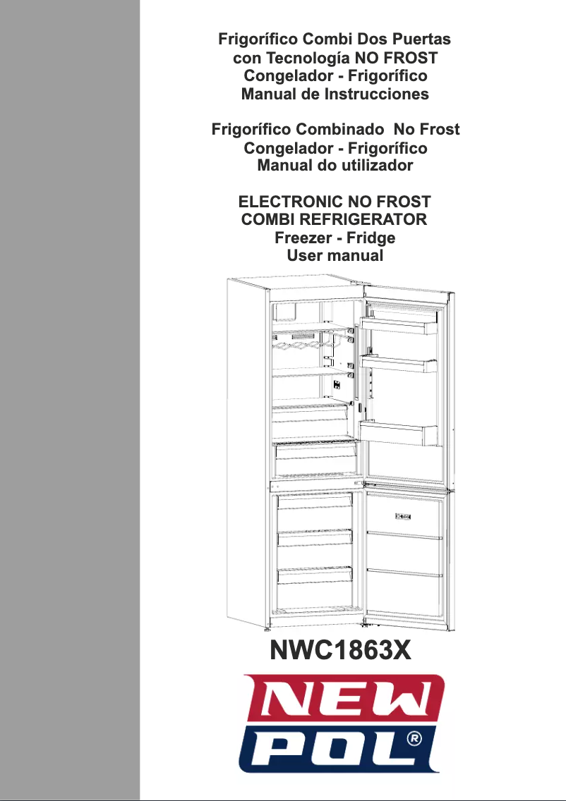 Página 1 del manual Manual de usuario New Pol NWC1863X