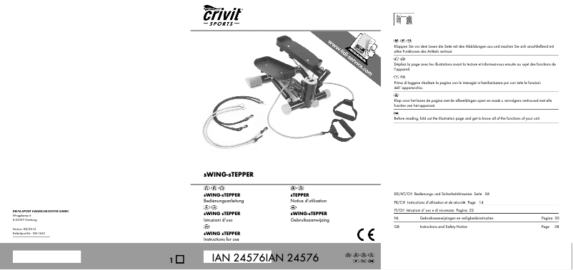 Page 1 de la notice Manuel utilisateur Crivit IAN 24576