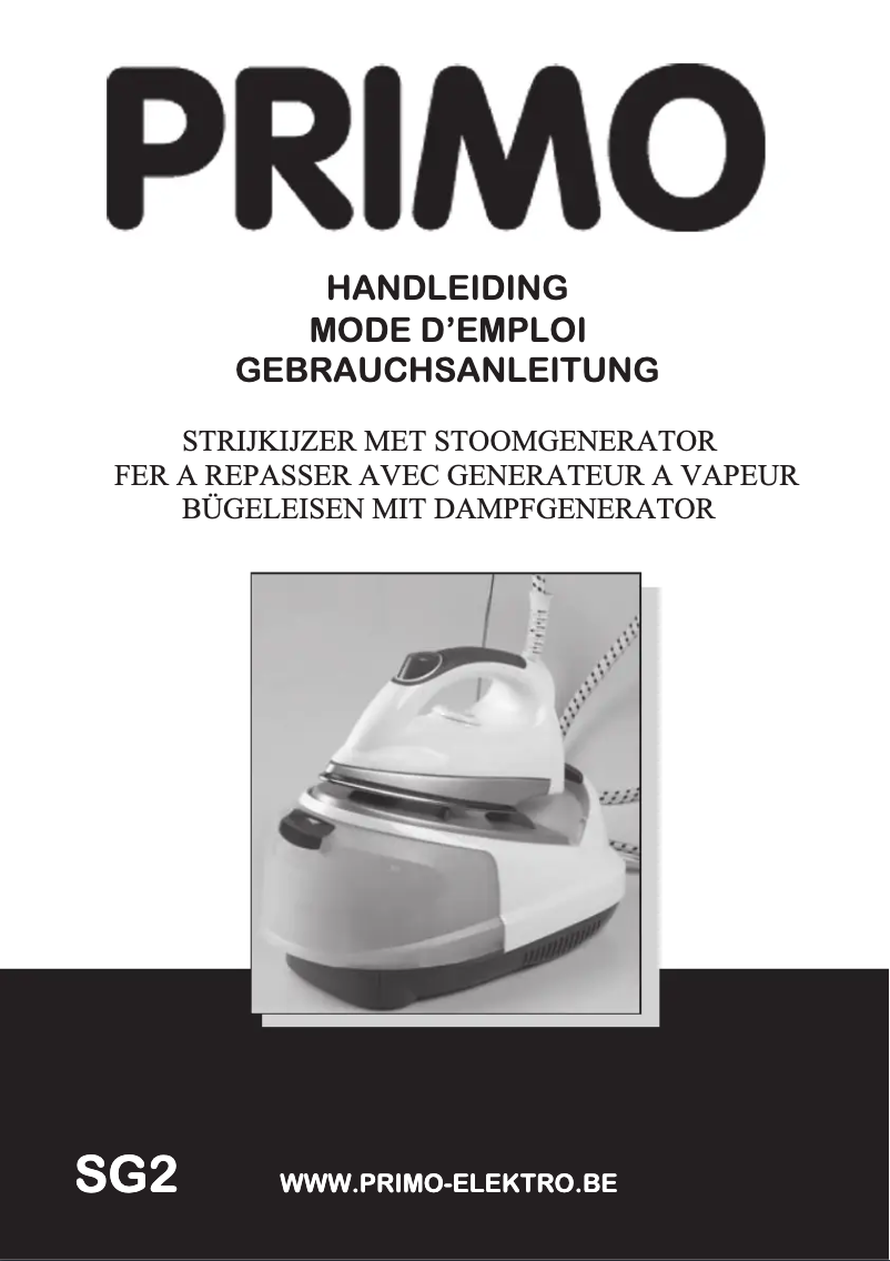 Image de la première page du manuel de l'appareil SG2