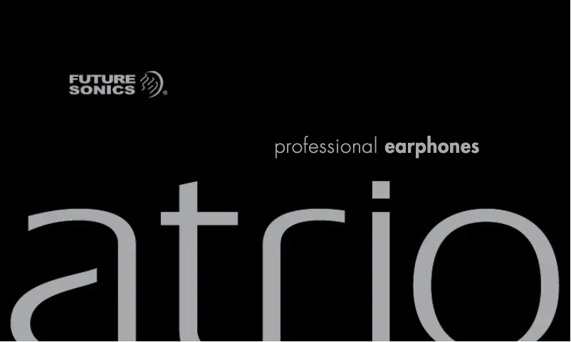 Page n°1 - Manuel utilisateur Future Sonics Atrio
