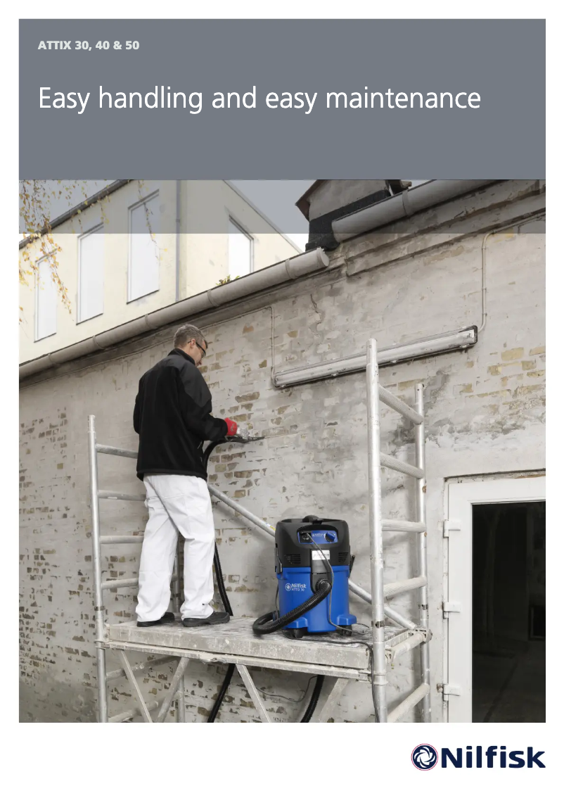 Page n°1 - Brochure Nilfisk Attix 40-01 PC EC