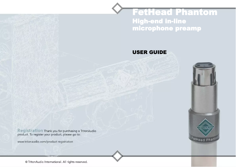 Página 1 del manual Manual de usuario Triton FetHead Phantom