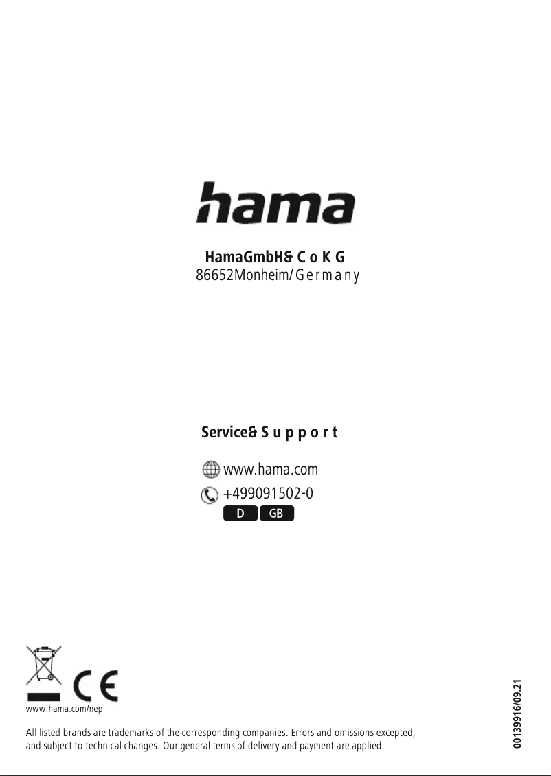 Page 1 de la notice Manuel utilisateur Hama X-Pointer 6in1 00139916