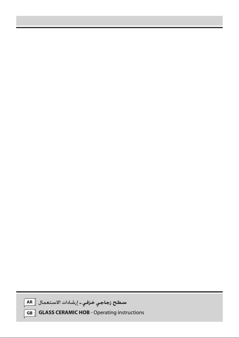 Page 1 de la notice Manuel utilisateur Candy CH95CA