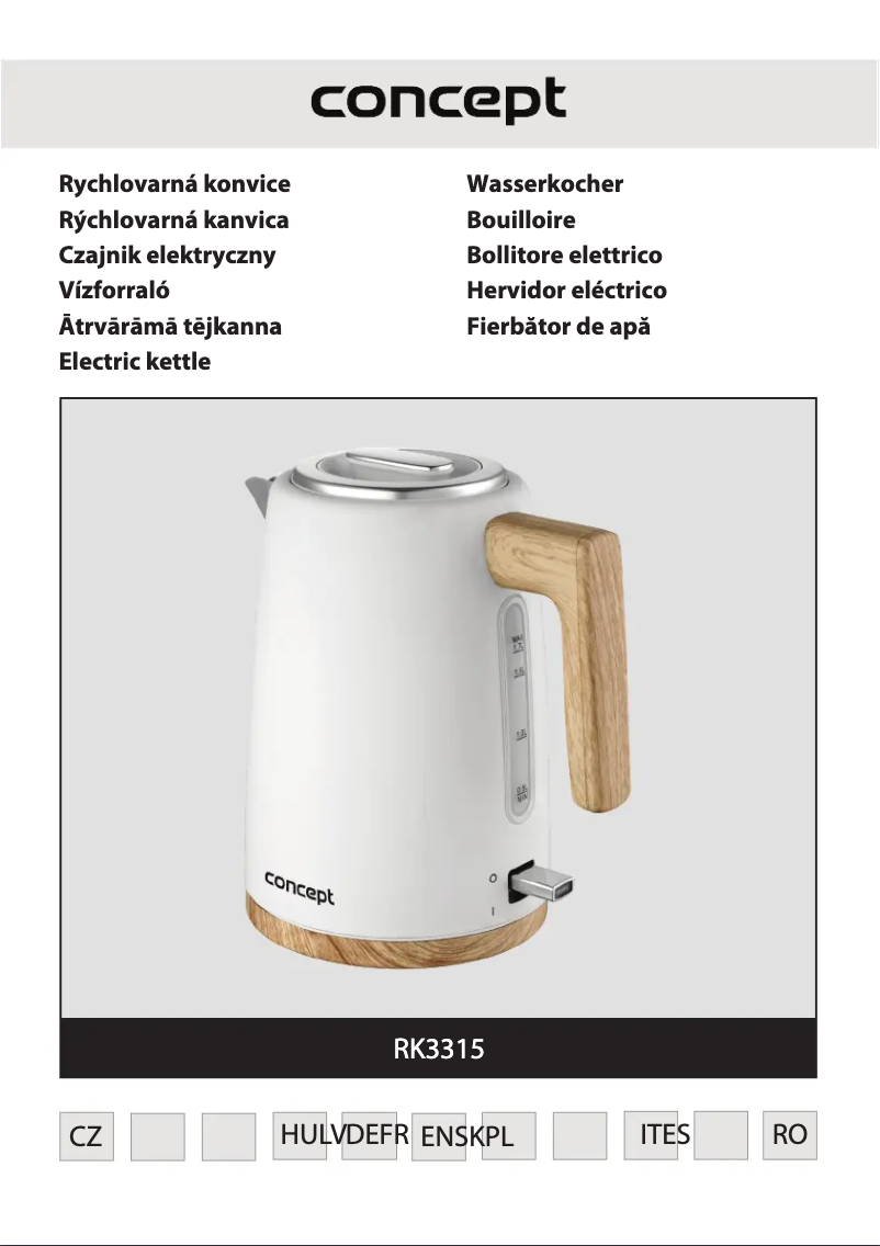 Image de la première page du manuel de l'appareil RK3315