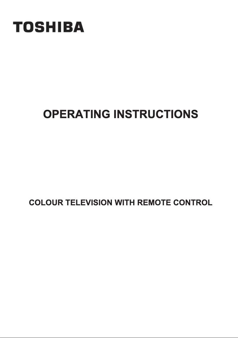 Page 1 de la notice Manuel utilisateur Toshiba 48L3663DG