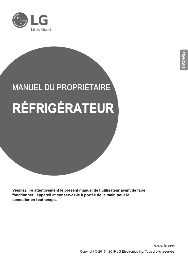 Image de la première page du manuel de l'appareil LMNS14420V