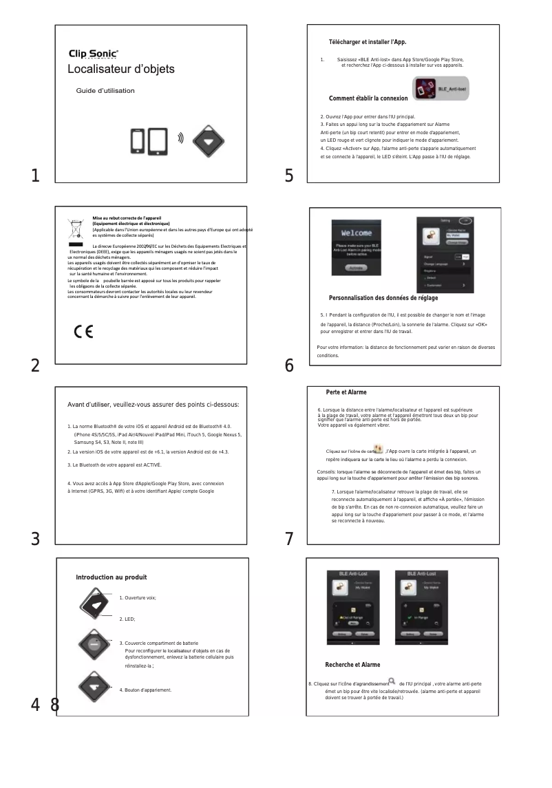 Página 1 del manual Manual de usuario Clip Sonic TEC579