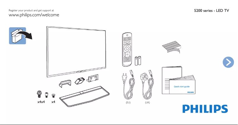 Image de la première page du manuel de l'appareil 42PFT5209