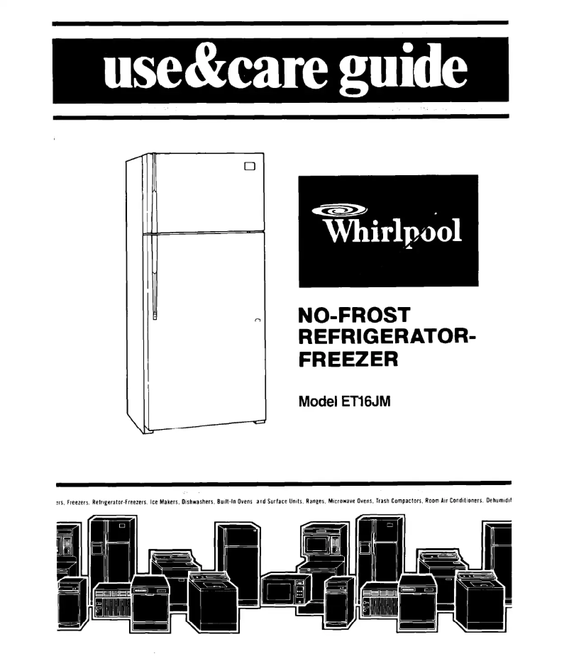 Página 1 del manual Manual de usuario Whirlpool ET16JM1MWR2