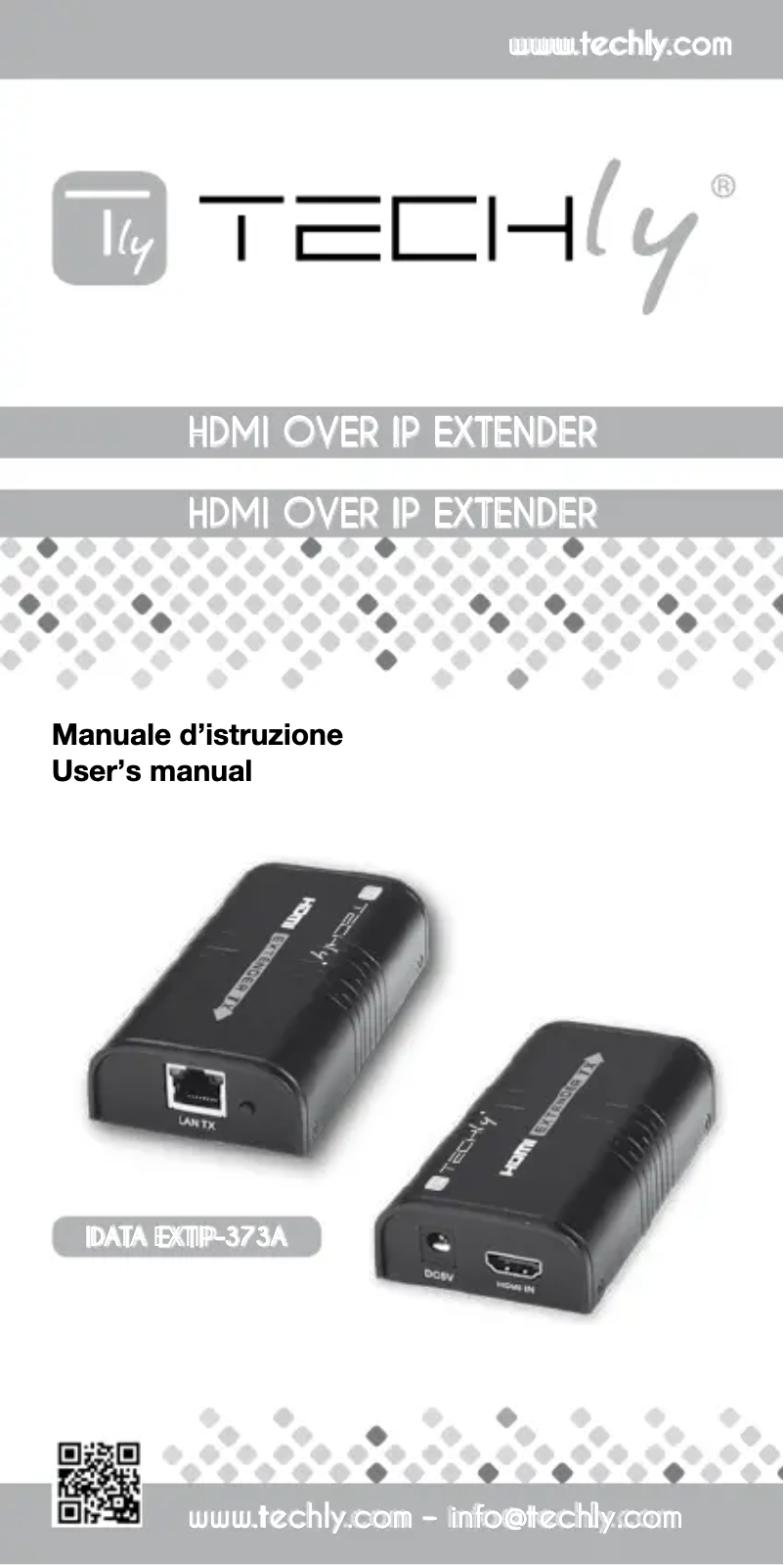 Page 1 de la notice Manuel utilisateur Techly IDATA EXTIP-373RA