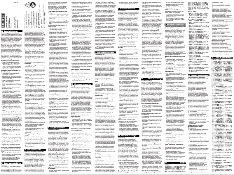 Image de la première page du manuel de l'appareil 181254