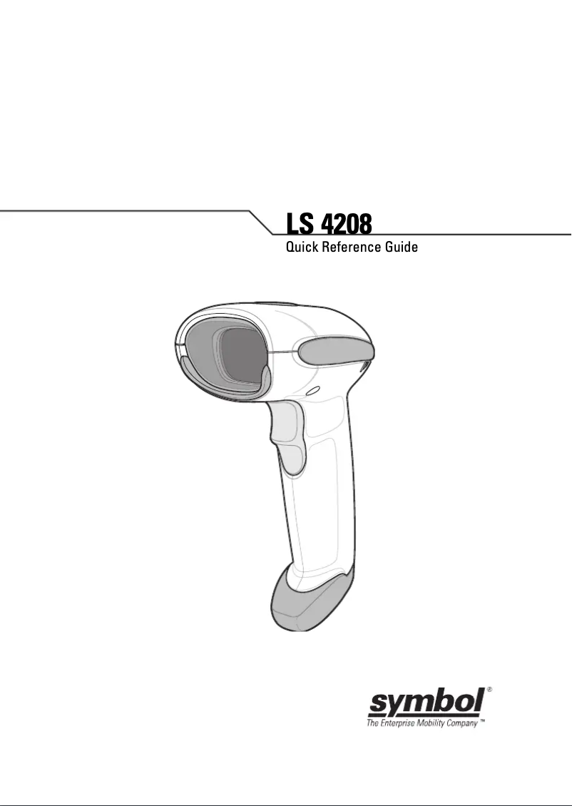 Page 1 de la notice Manuel utilisateur Motorola LS4208
