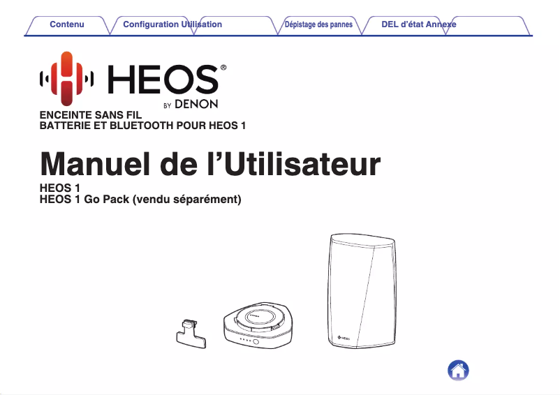 Image de la première page du manuel de l'appareil HEOS 1