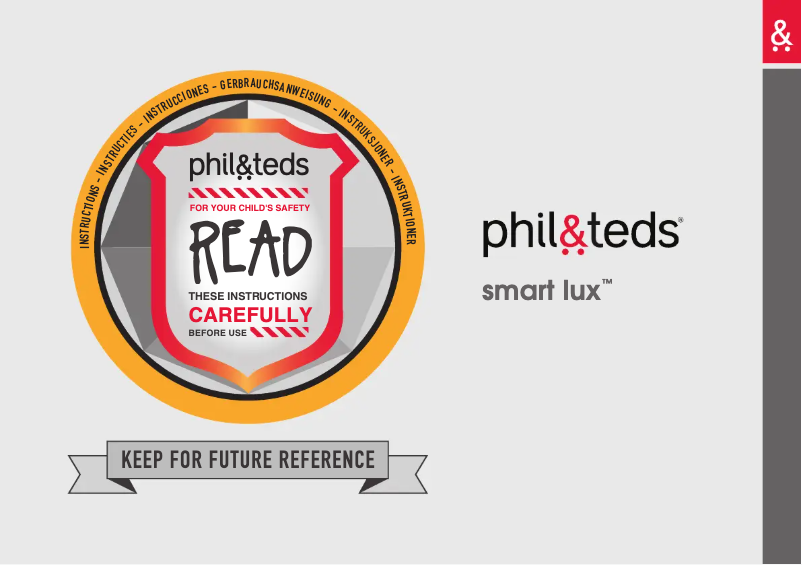 Page n°1 - Manuel utilisateur Phil & Teds smart lux