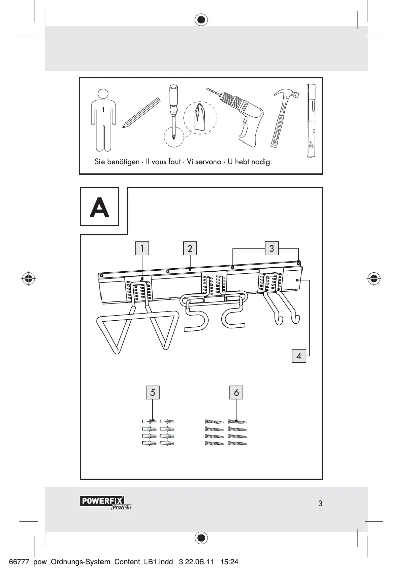 Página 1 del manual Manual de usuario Powerfix Z30943A-1