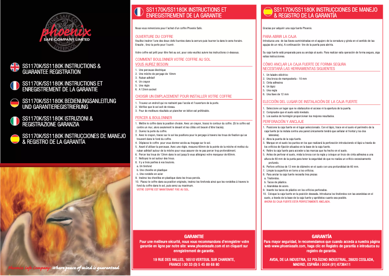 Page 1 de la notice Manuel utilisateur Phoenix Lynx SS1171K