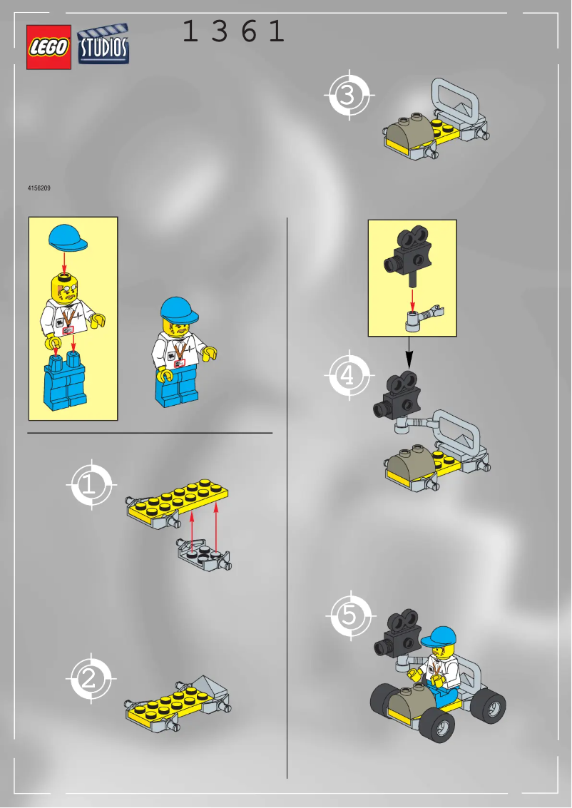 Page 1 de la notice Manuel utilisateur Lego CAMERA CAR