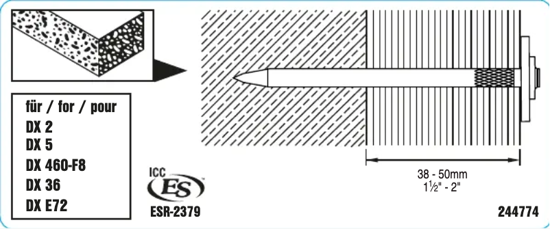 Page n°1 - Manuel utilisateur Hilti X-C P8S
