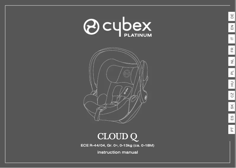Página 1 del manual Manual de usuario Cybex Cloud Q Plus