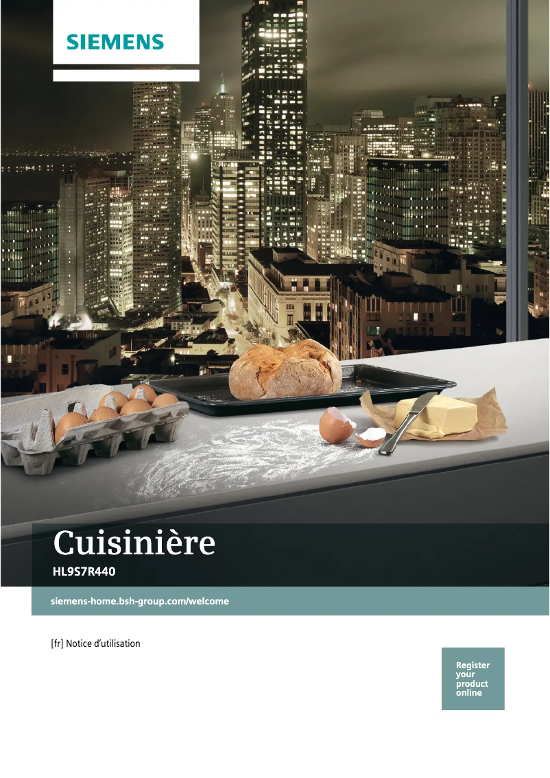 Image de la première page du manuel de l'appareil HL9S7R440