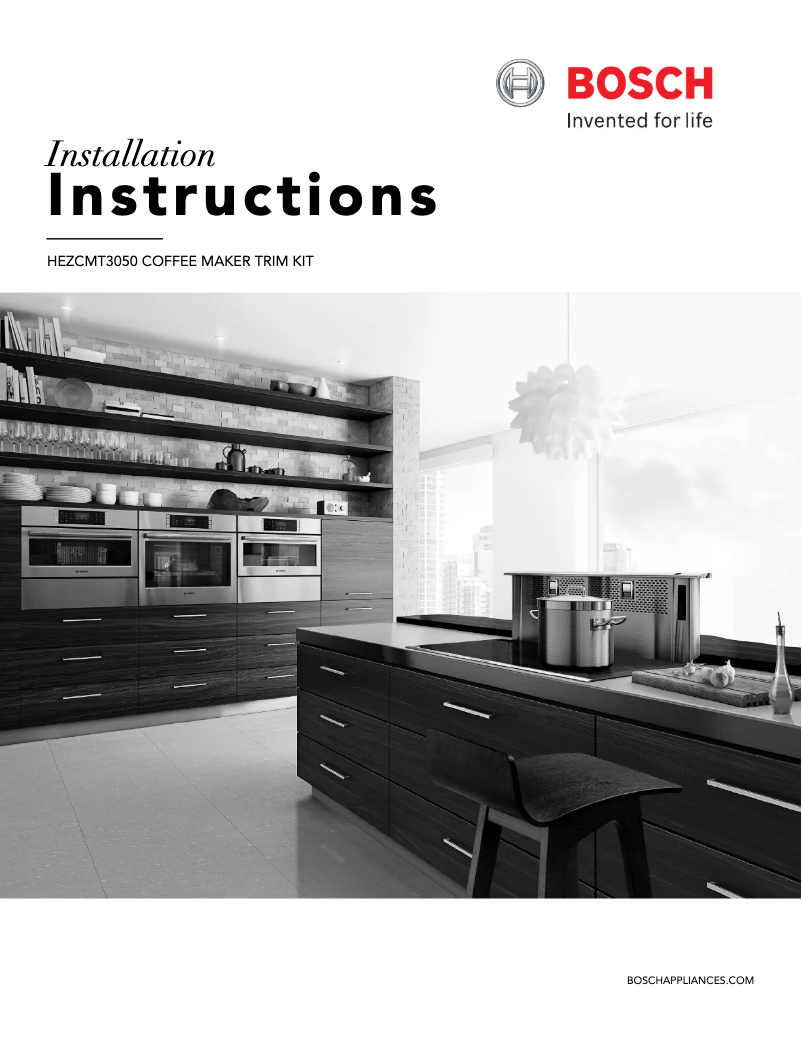 Page 1 de la notice Manuel utilisateur Bosch HEZCMT3050