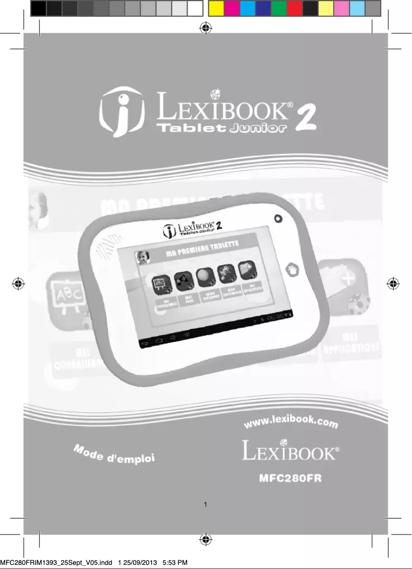 Page n°1 - Manuel utilisateur Lexibook Junior 2