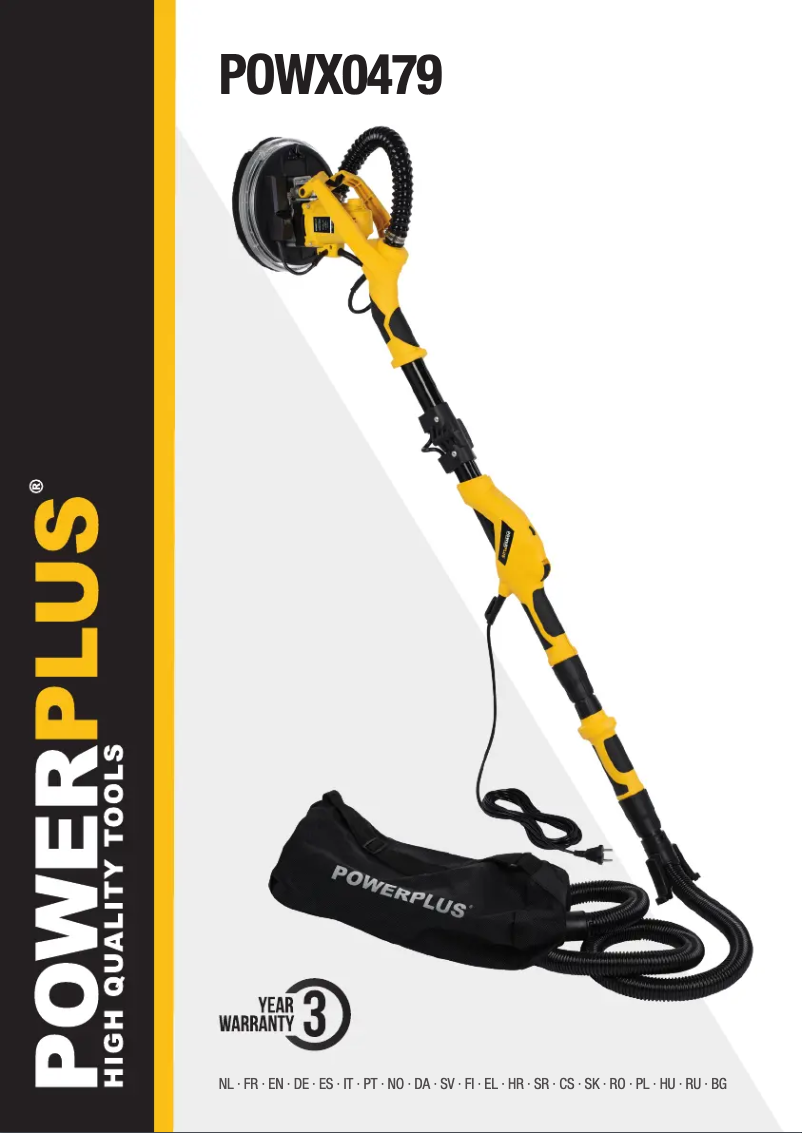 Page n°1 - Manuel utilisateur PowerPlus POWX0479