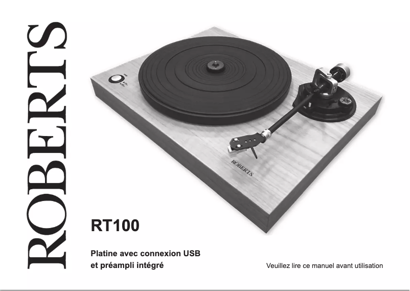 Page n°1 - Manuel utilisateur Roberts RT100