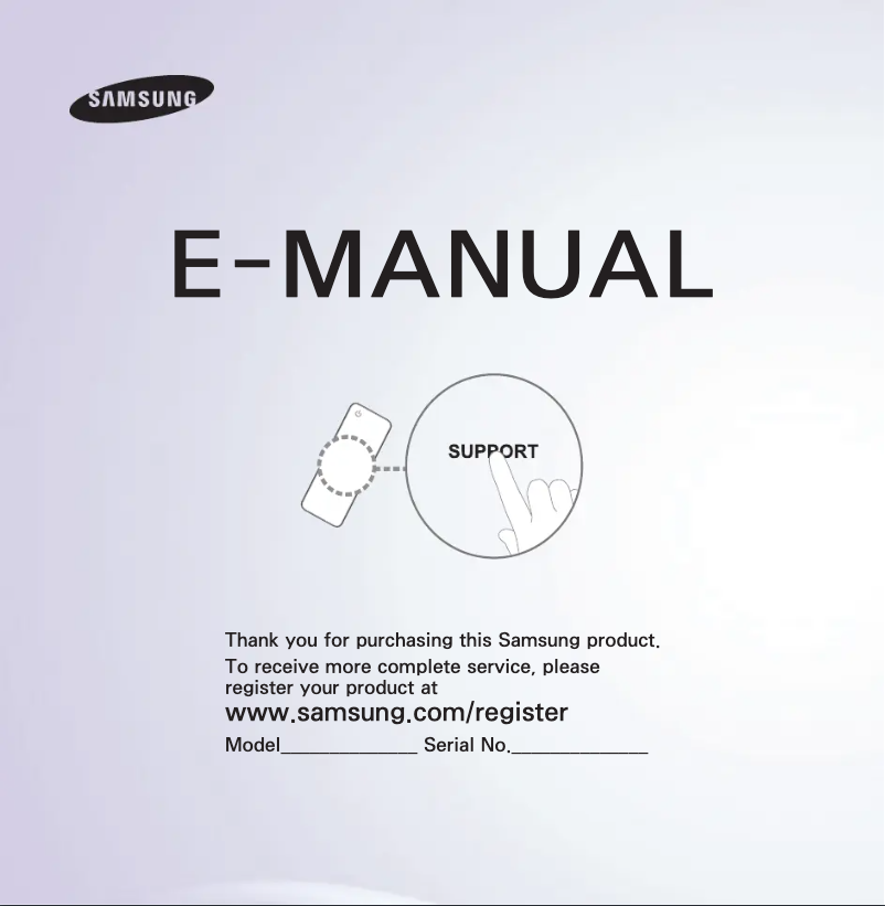 Página 1 del manual Manual de usuario Samsung UN40ES6800G