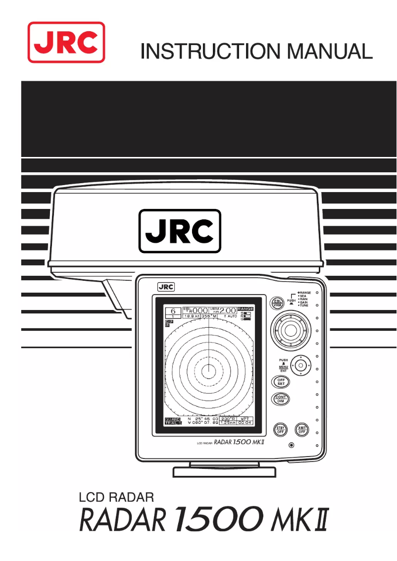 Image de la première page du manuel de l'appareil Radar 1500 MKII