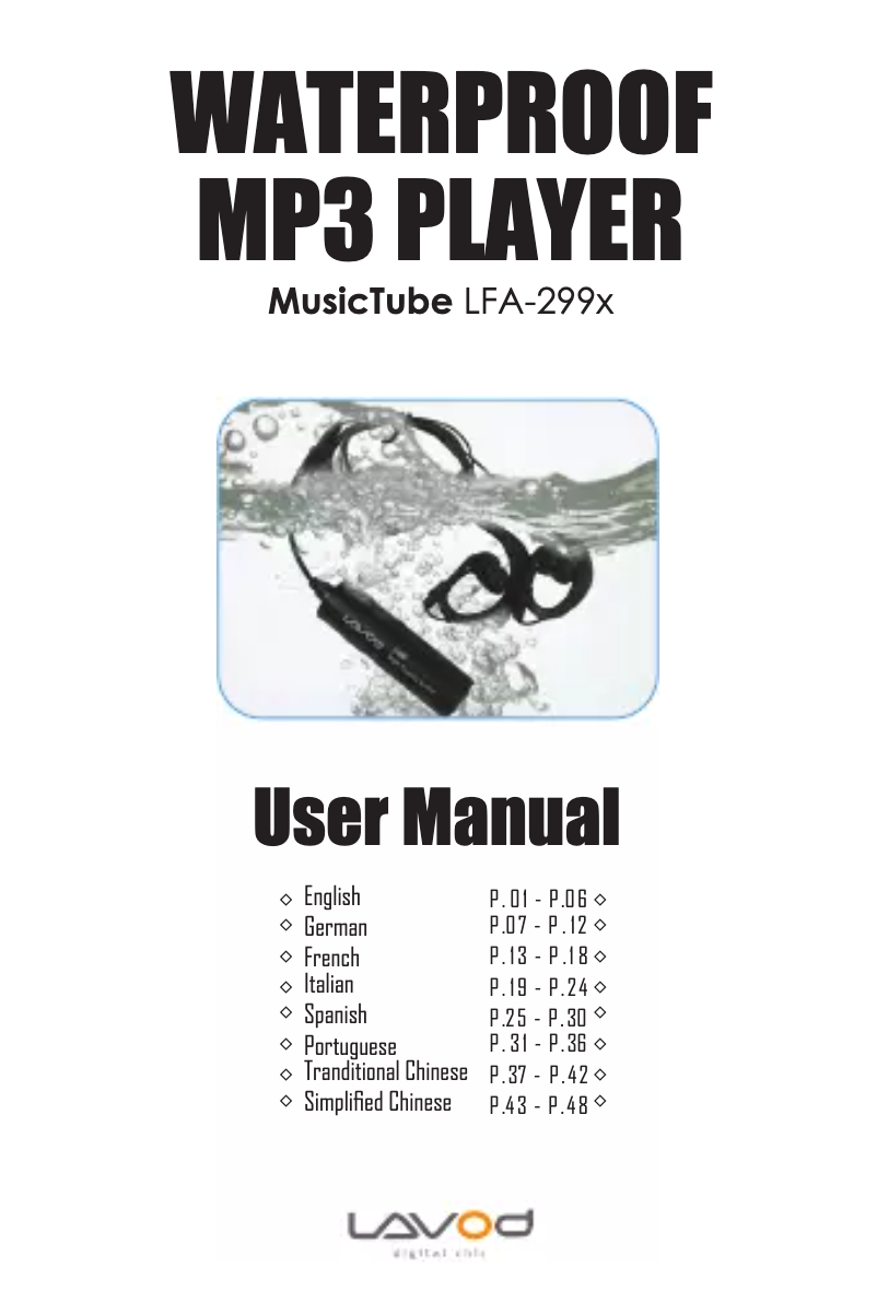 Page n°1 - Manuel utilisateur Lavod MusicTube LFA-299x