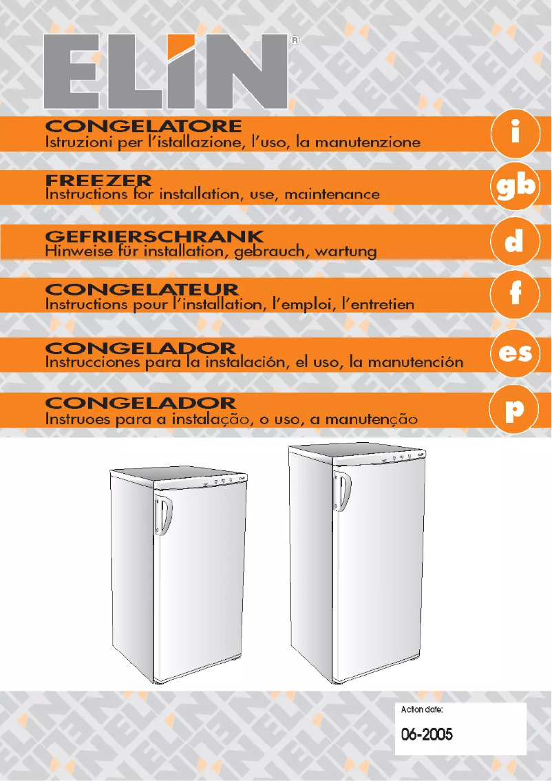 Image de la première page du manuel de l'appareil GS206A