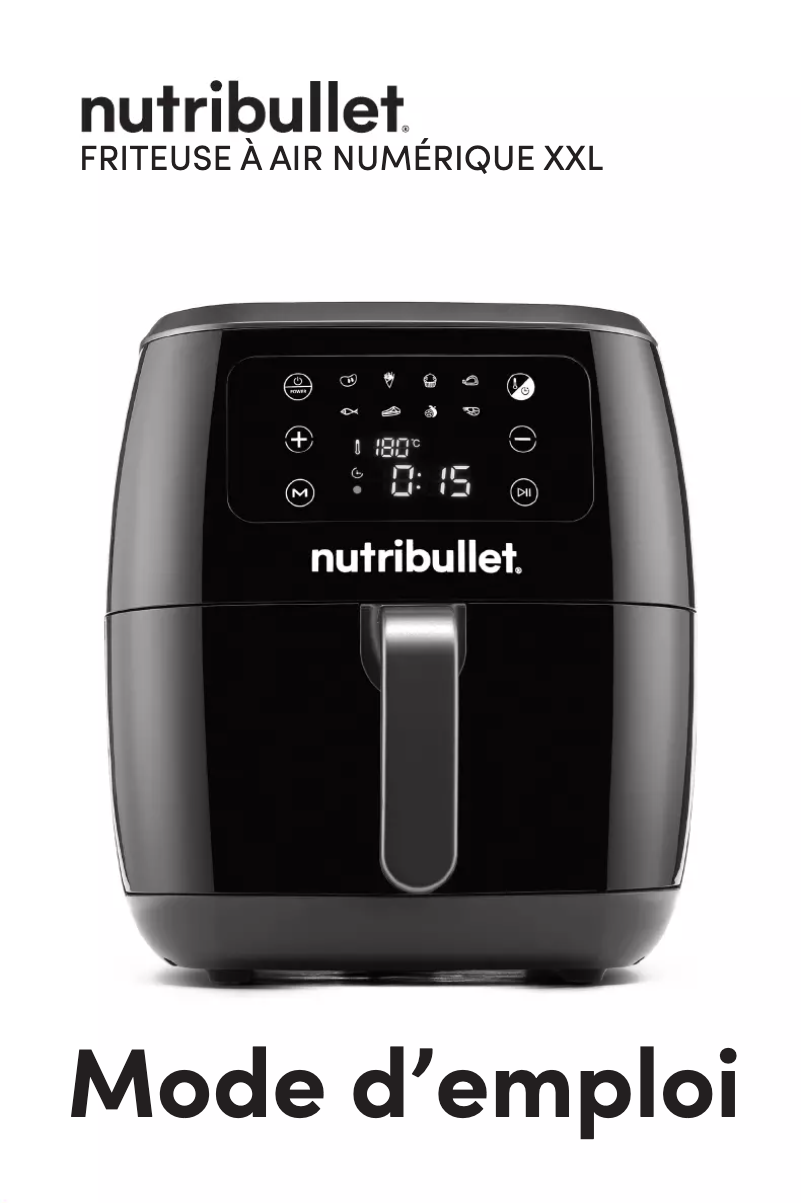 Página 1 del manual Manual de usuario NutriBullet XXL Digital Air Fryer