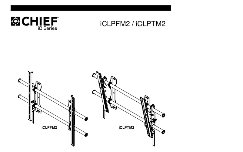 Page 1 de la notice Manuel utilisateur Chief iCLPTM2T03