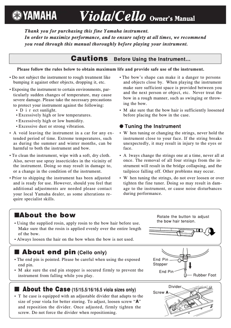 Image de la première page du manuel de l'appareil AVC5 S