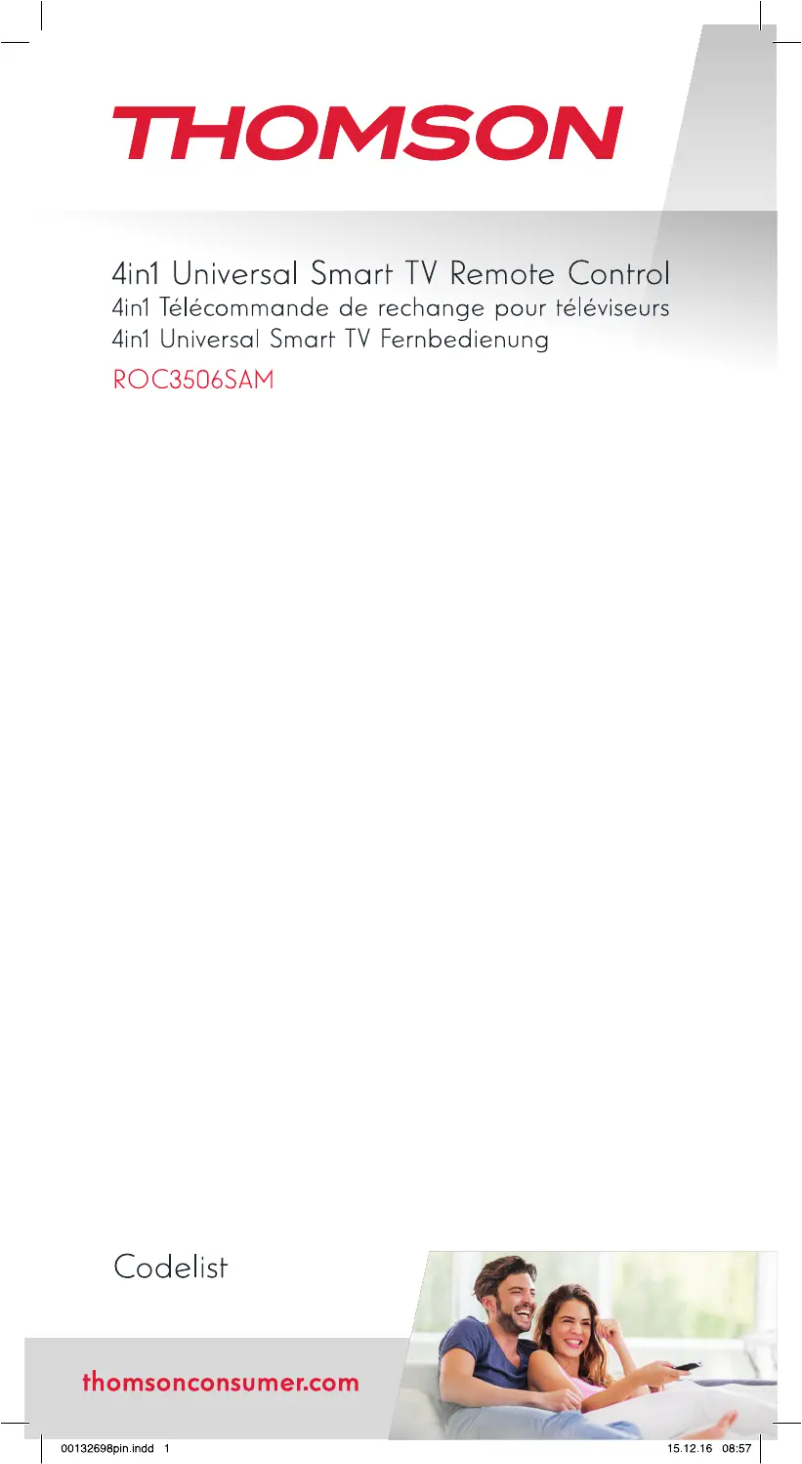 Imagen de la primera página del manual del dispositivo ROC3506SAM