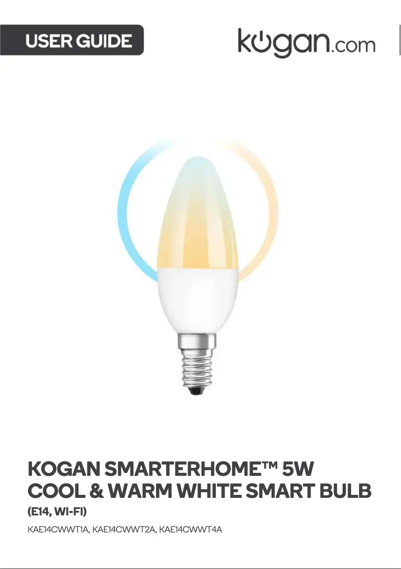 Image de la première page du manuel de l'appareil KAE14CWWT1A