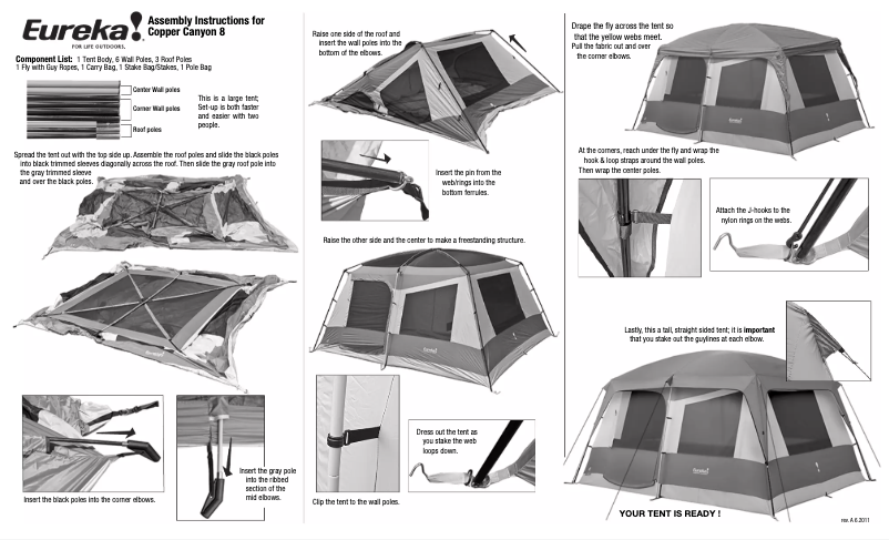 Image de la première page du manuel de l'appareil Copper Canyon 8