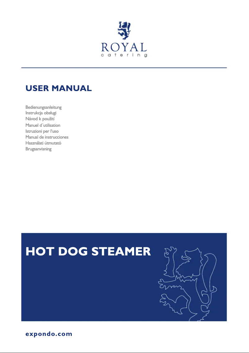 Page 1 de la notice Manuel utilisateur Royal Catering RCPHW 650