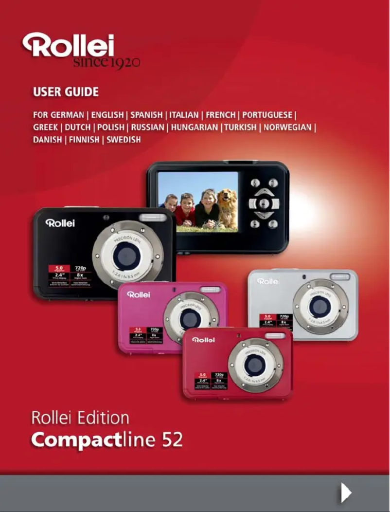 Image de la première page du manuel de l'appareil Compactline 52