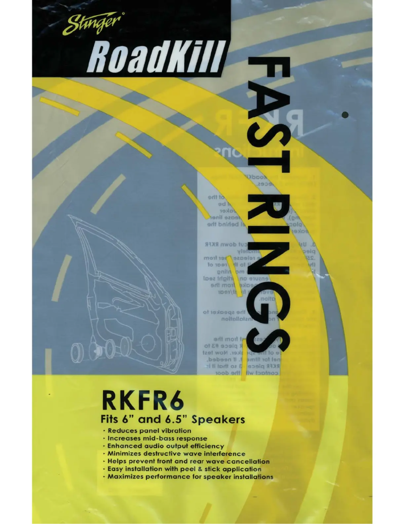 Página 1 del manual Manual de usuario Stinger Roadkill RKFR6