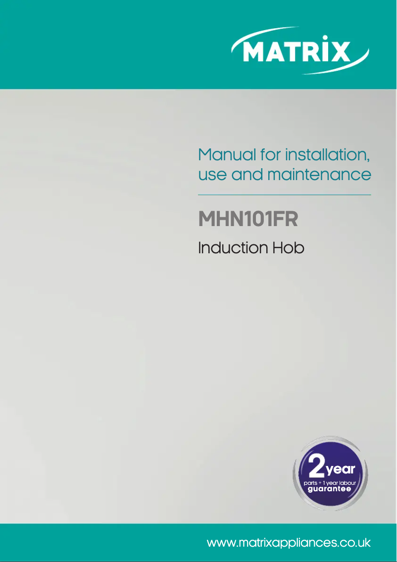 Page 1 de la notice Manuel utilisateur Matrix MHN101FR