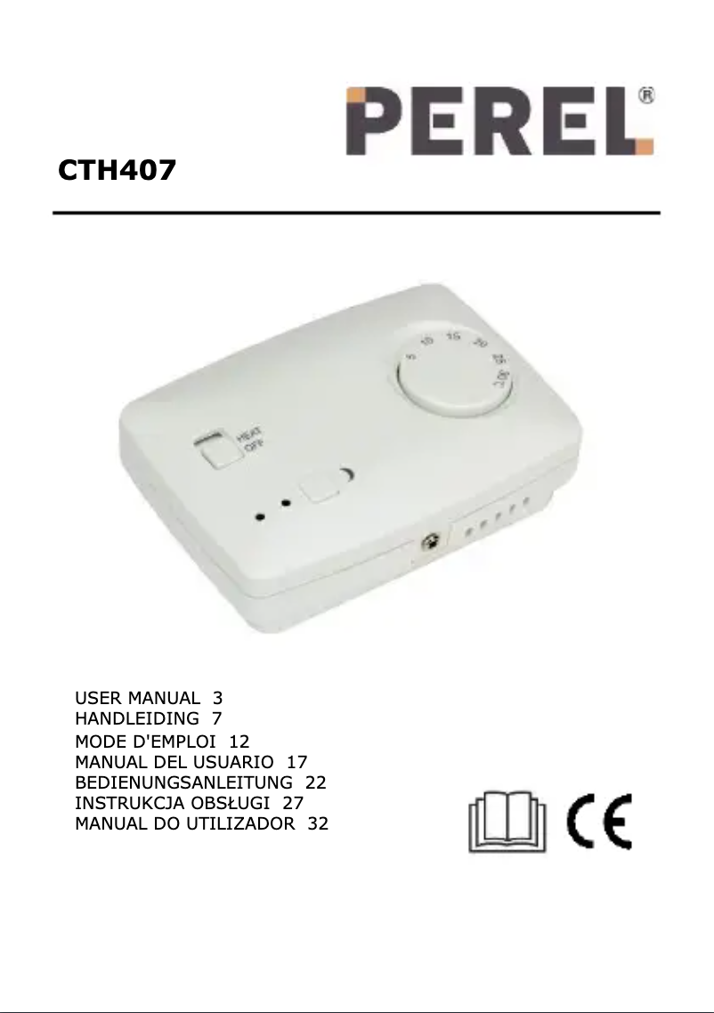 Image de la première page du manuel de l'appareil CTH407