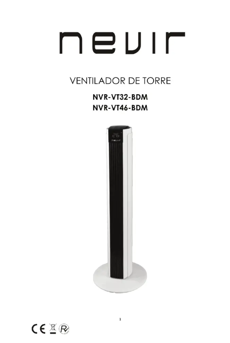 Page n°1 - Manuel utilisateur Nevir NVR-VT46-BDM
