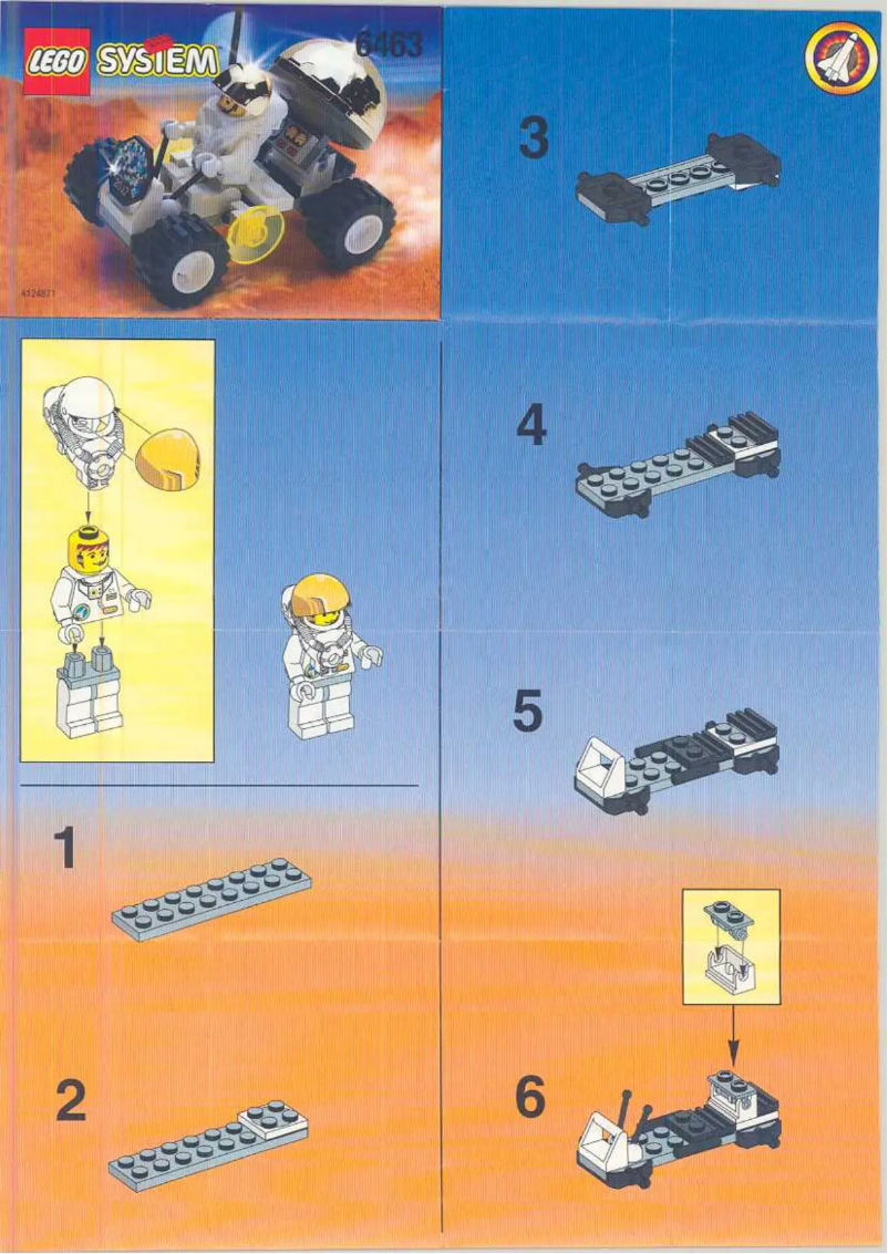 Page n°1 - Manuel utilisateur Lego Space Port Lunar Buggy