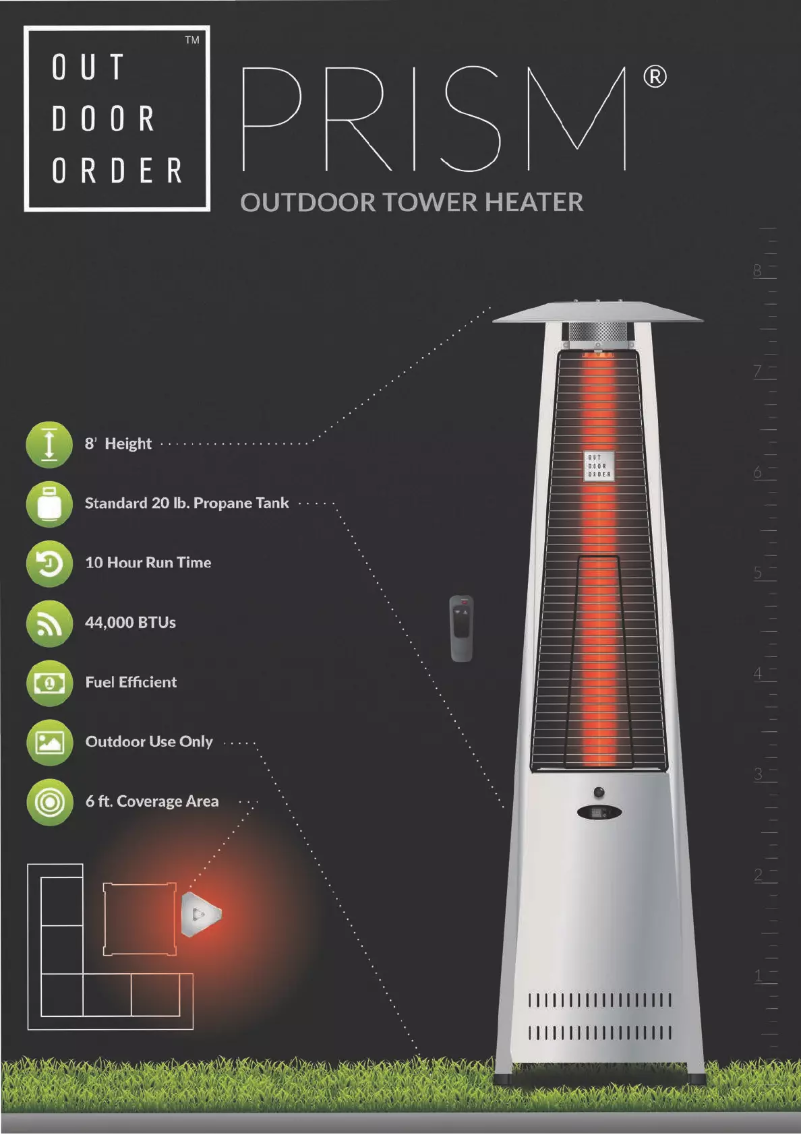 Page 1 de la notice Manuel utilisateur Outdoor Order Prism