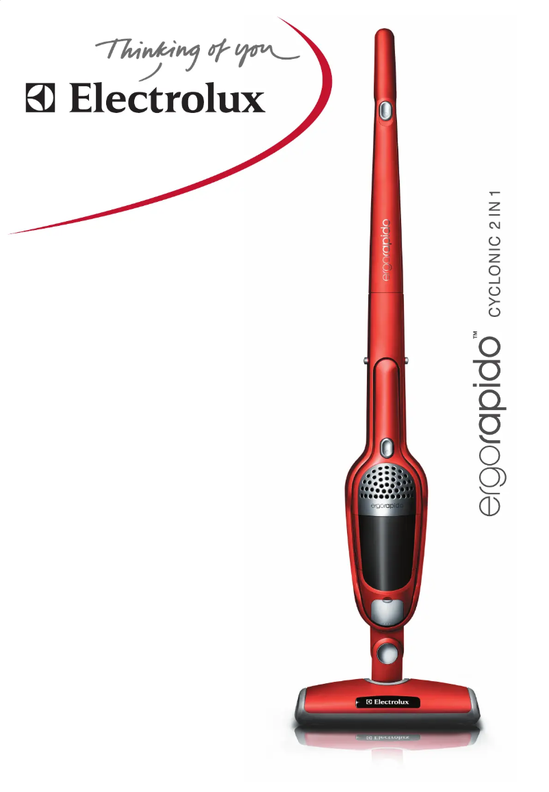 Page 1 de la notice Manuel utilisateur Electrolux ErgoRapido ZB271RF